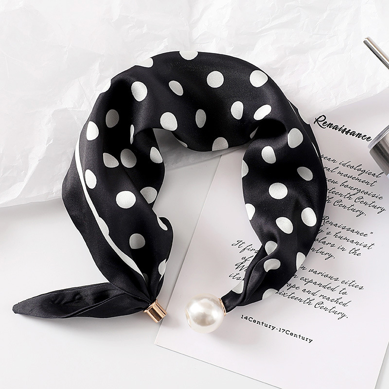 Women New Pearl Buckle Silk Sc - Face Scarf Mask review and price