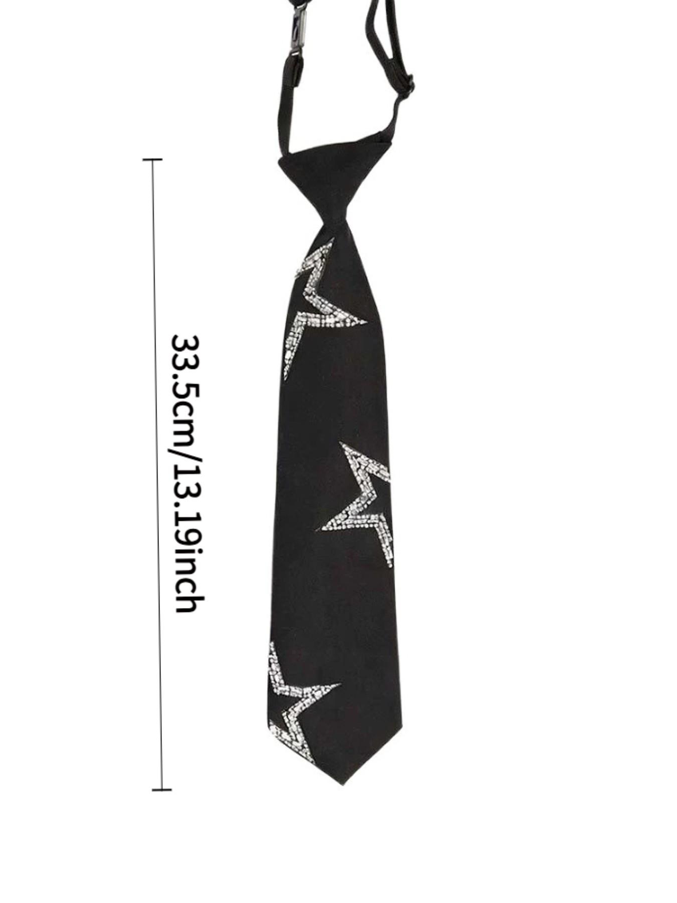 Pre-Tied Star Sequin Tie, Adju - Bow Tie Pre Tied review and price