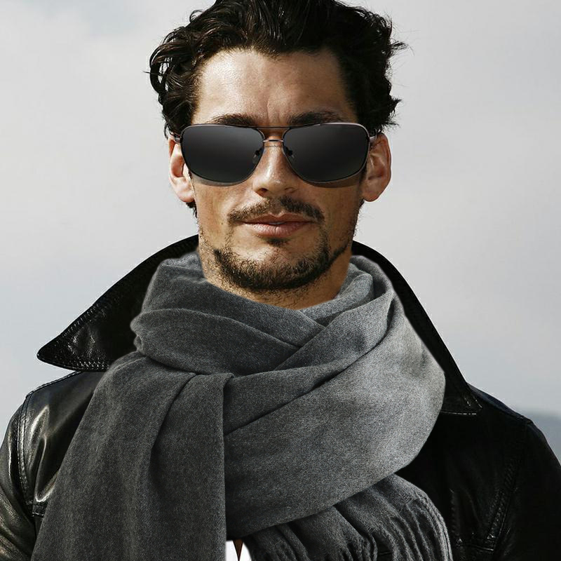 Fashion Scarf Man Winter Warm  - Muffler Men Wool review and price