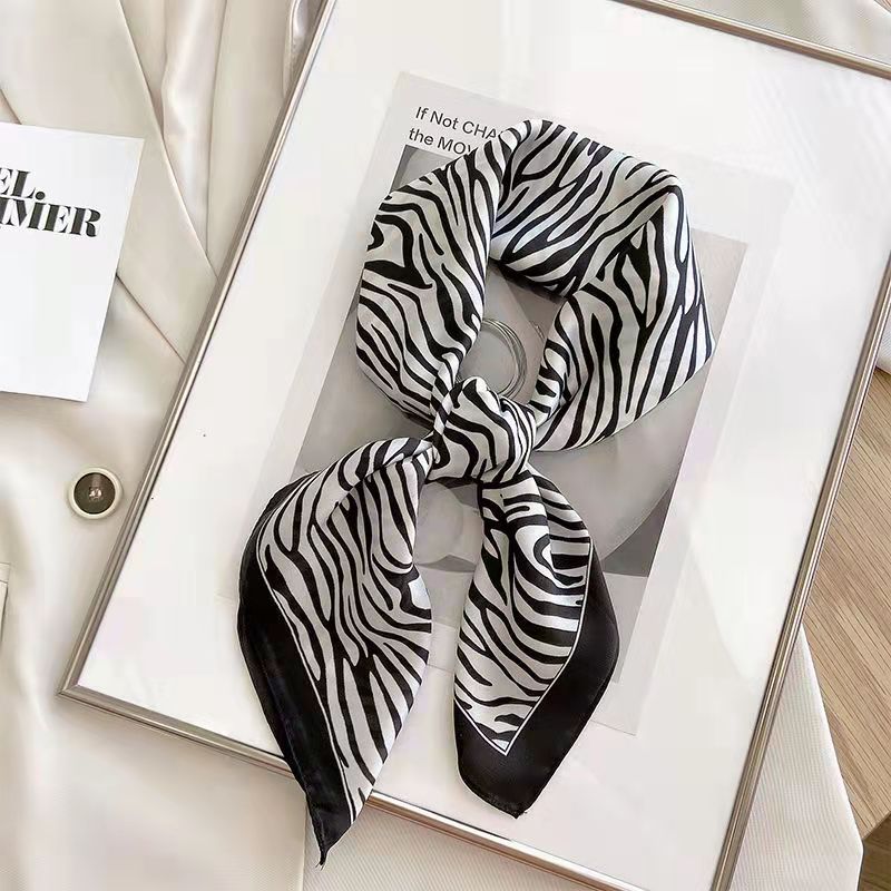 New Fashion Zebra Printed Squa - Face Scarf Mask review and price