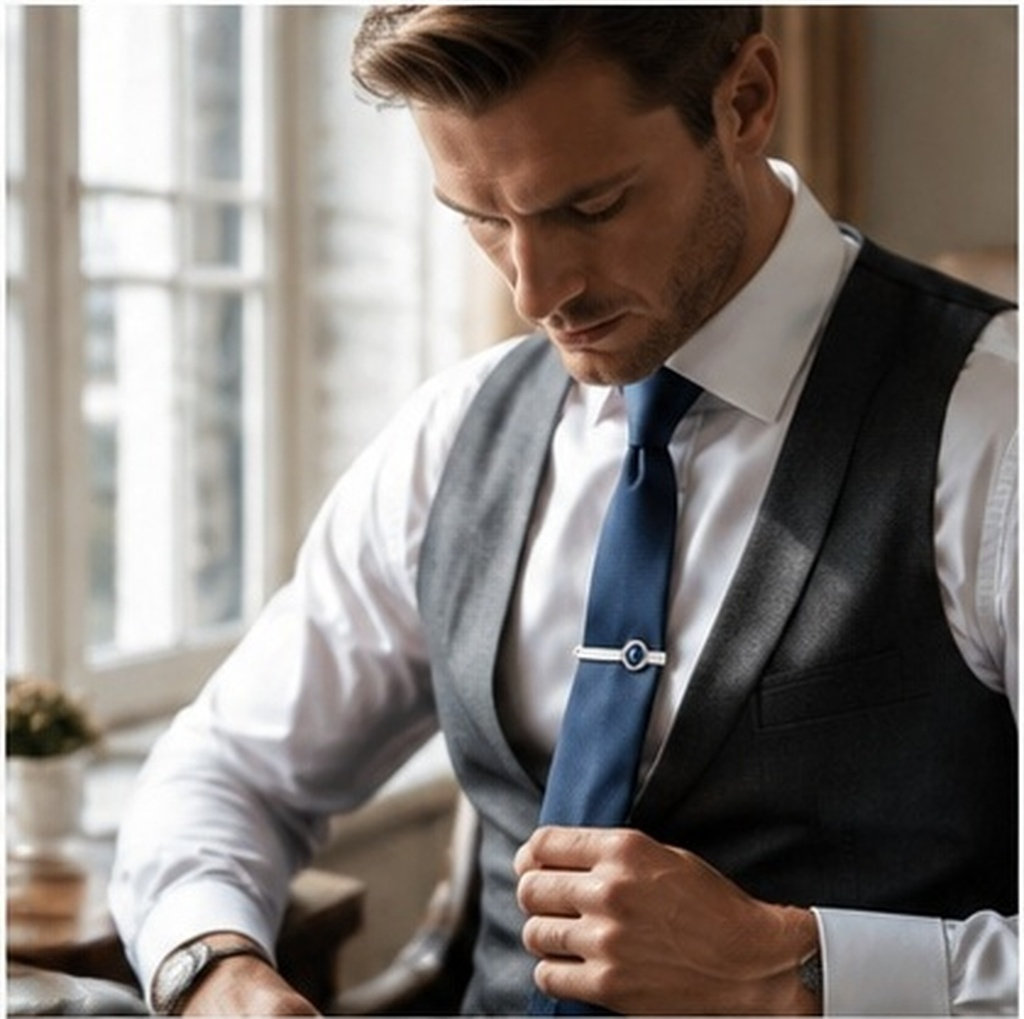 2Pcs Mens Tie Clip Set Stainle - Tie Bar Set Gift review and price