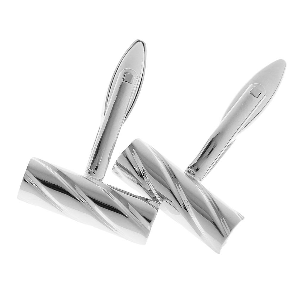 Fashion Conch Snail Cufflinks  - Tie Clip Silver review and price